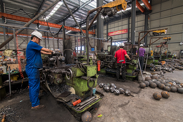 吴江网架配件车间